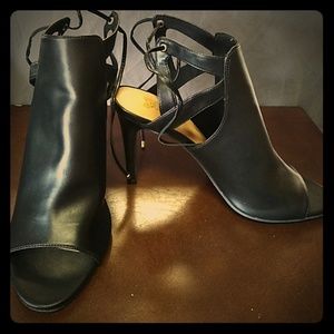 New in Box Black ankle booties